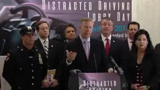 Senator Jacobs speaks at the Distracted Driving Lobby Day Event