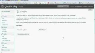 WordPress Lesson 12 Tools Section