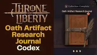 Oath Artifact Research Journal Codex Throne and Liberty Near Watcher's Post