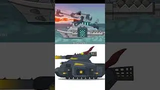 Techno Leviathan homeanimations vs leviathan gerand #gerand #tankcartoon #homeanimations #wotblitz