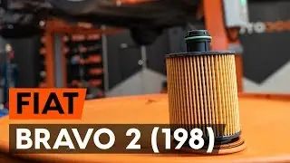 Como substituir a filtro de óleo e óleo do motor no FIAT BRAVO 2 (198) [TUTORIAL AUTODOC]
