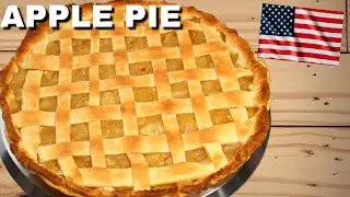 Je réalise la recette de la tarte aux pommes américaine , L' apple pie facile et délicieuse