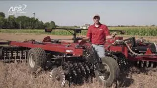 Case IH True-Tandem&trade; 335VT Vertical Tillage Tool With Soil Command&trade; Stabilizer Wheel Control