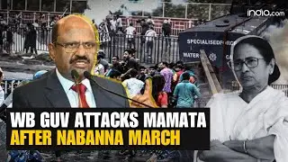 Kolkata Case: WB Guv Slams Mamata for Excessive Force and SC Ruling Ignorance After Nabanna March