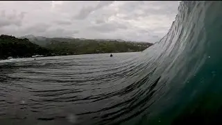 BODYBOARD POV GLASSY REEF BOUFA - TAHITI 