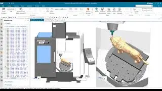 NX Post CNC 5 trục Doosan DVF6500 (Doosan DVF6500 5 axis Siemens NX postprocessor)