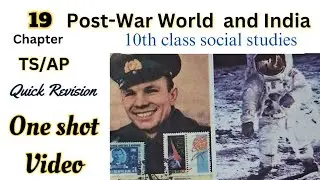 post-war world and india 10th class social