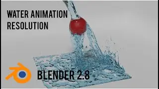 Different Final Resolution | Water Animation Blender [German]