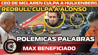 &iexcl;EXPLOTA POL&Eacute;MICA! MARKO CULPA A ALONSO POR ACCIDENTE DE LOS MCLAREN GP AUSTIN, BROWN A HULKENBERG