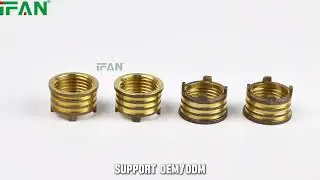 Wholesale OEM Brass Threaded Insert for PPR Fittings | Factory Supply  #BrassInsert #ThreadedInsert