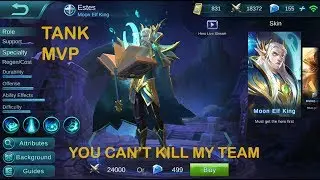 Mobile Legends Indonesia | ESTES TANK AND UNKILLABLE BUILD | Eksdi Clan