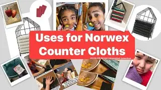 Uses for Norwex Counter Cloths. Replace paper towels and save 💵