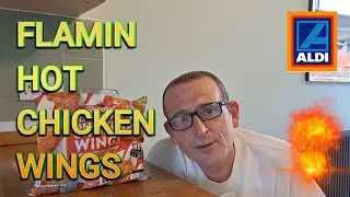 ALDI KFC DUPE Roosters Flaming Hot Chicken Wings Review