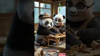 The Struggling Panda #animation #story #cute #shorts