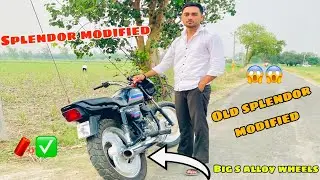 Splendor modified converted to old look 🔥|| looking awesome 🤩| Restore at home | splendor modified