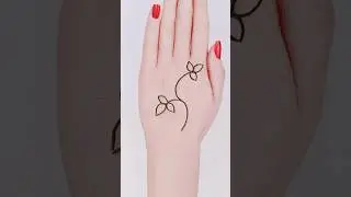 easy mehendi design| #mehandi #trending #hennatatto #viral #shortvideo #simplemehndi #hennatatto .