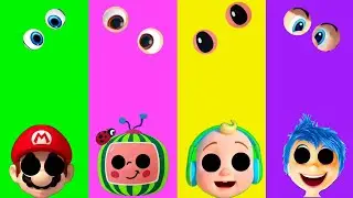 Wrong eyes challenge DAME TU COSITA Funny Puzzle Wrong Eyes / Super Mario ,Cocomelon 