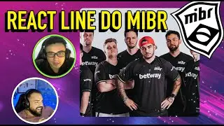 NOVA LINE DO MIBR! LINDINHO E BT REAGEM AOS NOVOS JOGADORES DA MIBR