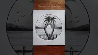 beautiful nature drawing #drawing #art #pencildrawing #nature