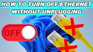 Как отключить Ethernet в Windows 11/10, не отключая кабель