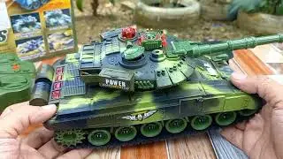 Unboxing and Testing RC Leopard Tank Infrared System || Remote Control Tank