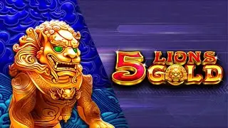 Jackpot! Выигрыш джекпота в игровом автомате 5 Lions Gold!