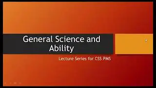 introduction to general science and ability for css
