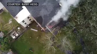 Drone footage Cotton Hall