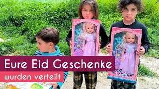 Eid / Bayram Geschenke Verteilung im Camp | Zeynep Yilmaz &mdash; Idlib, Syrien &mdash; Spende die ankommt