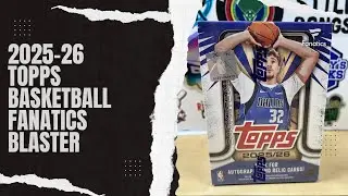 Эксклюзивная коллекционная коробка Topps Basketball Fanatics 2025-26 в Blaster Box - Отличный авт...