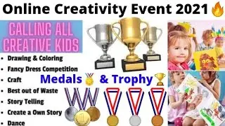 Online Competition 2021: Win Medals & Trophy🏅🏆 #shorts