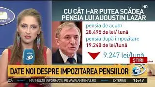 Date noi despre impozitarea pensiilor