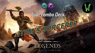 Item's Sorcerer - Cool Combo Deck: Master, Gardener and two huge swords 😆 | Чародей на предметах