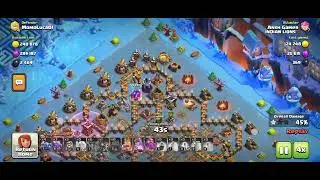 TH10 base destroy in 1 min and 45 second #coc #th10legendbase #th11army