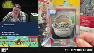 Набор из 8 серебряных карточек Topps Star Wars Chrome National Convention 2025 года &mdash; личный пере...