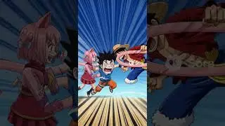 Anime Friends Meet the Legends #ai #luffy #naruto #goku #animation #story