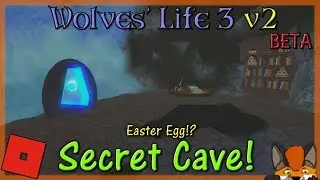 Roblox - Wolves' Life 3 v2 BETA - SECRET CAVE! #24 - HD