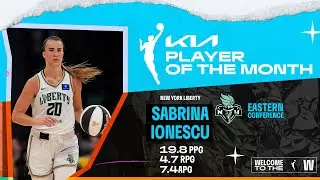 Sabrina Ionescu Earns June Eastern Conference Player of the Month (July 2, 2024)