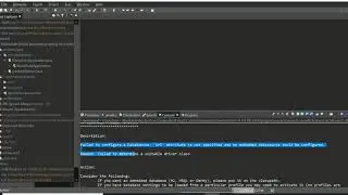Failed to configure a DataSource: 'url' attribute is not specified and no embedded datasource
