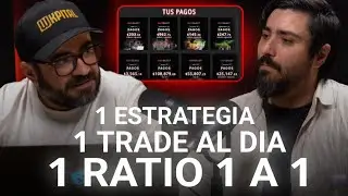 Con 1 estrategia, 1 trade al dia y un ratio 1 a 1 soy top trader en varias empresas