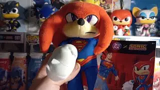 Collection expansion episode 2. Knuckles As Superman plush. (DAYUUMM THATS THE BEST CROSSOVER 🔥)