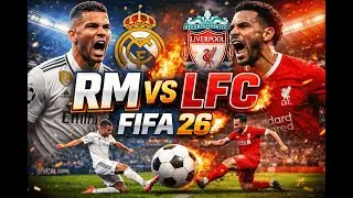 Real Madrid vs Liverpool 🔥 | FIFA 26 Gameplay | Legendary Clash