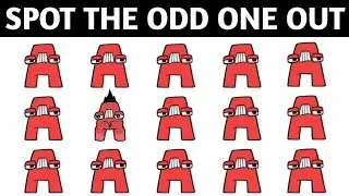 Can You Spot The Odd Alphabet Lore Out | Odd One Out Alphabet Lore Quiz