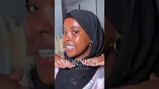 ✨ morning skincare routine for glowing skin | black women #beauty #glassskin #tiktokcompilation