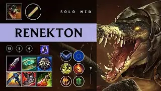 Renekton Mid vs Yasuo - EUW Diamond Patch 26.01