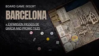 Barcelona - board game insert including expansion
