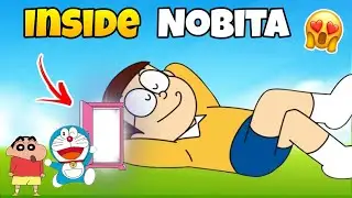 Shinchan And Nobita Going Inside Nobita Head 😱😱| Shinchan And Nobita Game | Funny Game