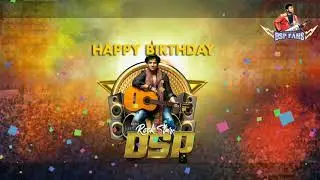 Rockstar Devi Sri Prasad Birthday CDP Video #DSP #DeviSriPrasad