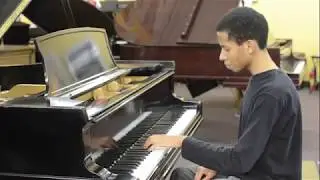 Used Steinway Model A 1881 Ebony Satin Grand Piano | Schmitt Music Denver