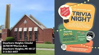 KiwaniTalk - The Salvation Army Trivia Night & Red Kettle Fundraisers with Captain Melinda Tripp